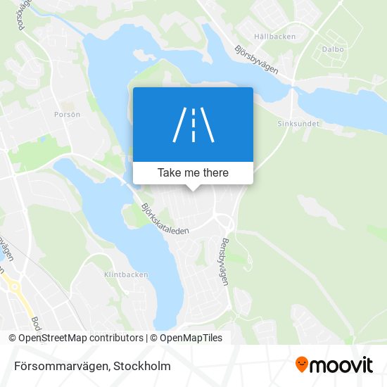 Försommarvägen map