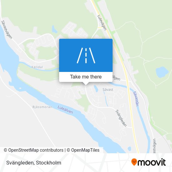 Svängleden map