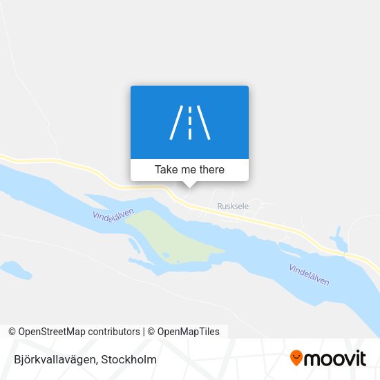 Björkvallavägen map
