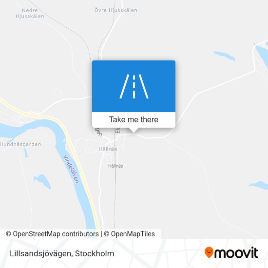 Lillsandsjövägen map