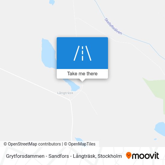 Grytforsdammen - Sandfors - Långträsk map