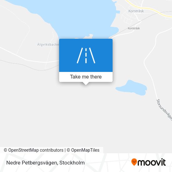 Nedre Petbergsvägen map
