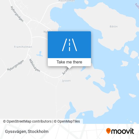 Gyssvägen map