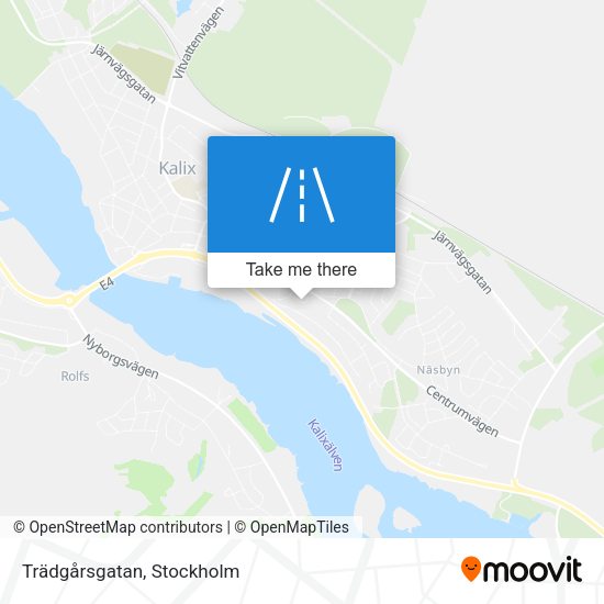 Trädgårsgatan map