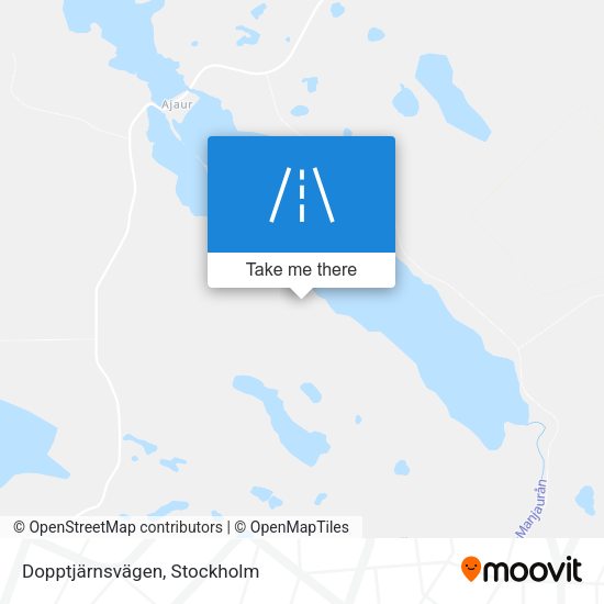 Dopptjärnsvägen map