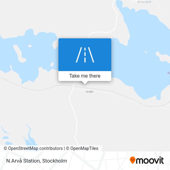 N.Arvå Station map