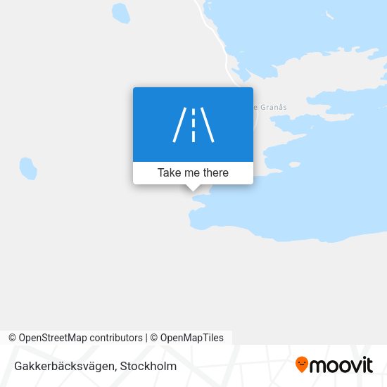 Gakkerbäcksvägen map