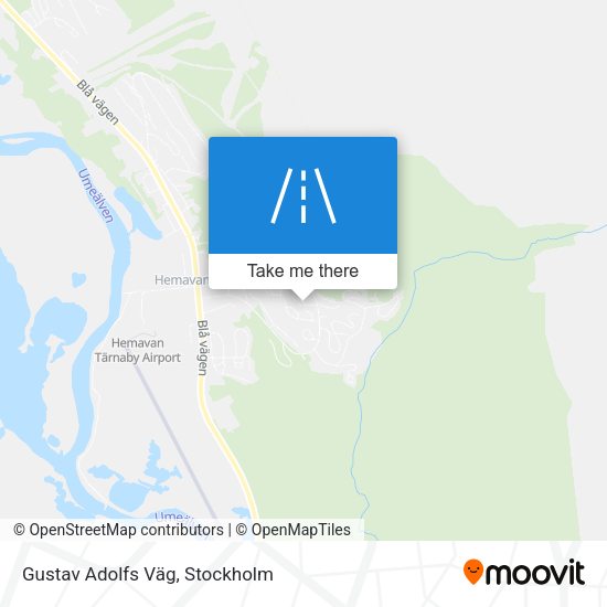 Gustav Adolfs Väg map