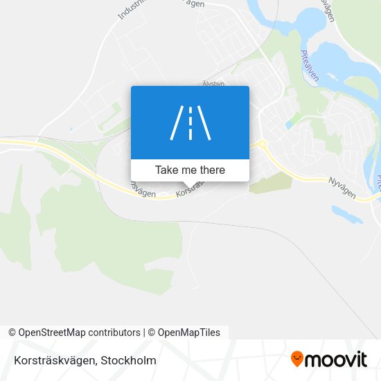 Korsträskvägen map
