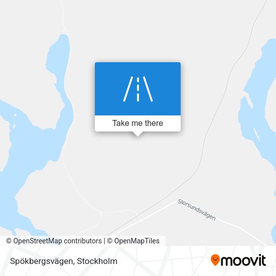 Spökbergsvägen map