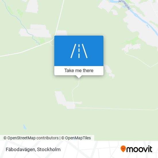 Fäbodavägen map