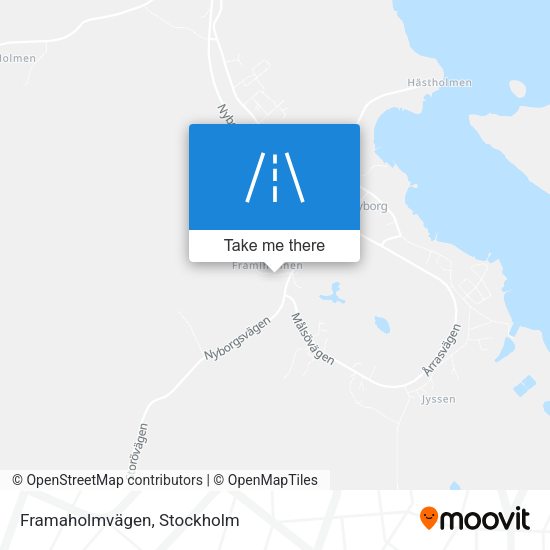 Framaholmvägen map