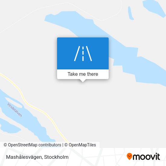 Mashålesvägen map