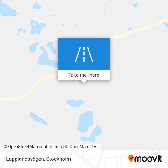 Lapplandsvägen map