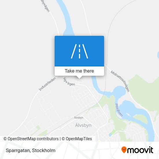 Sparrgatan map