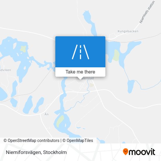 Niemiforsvägen map