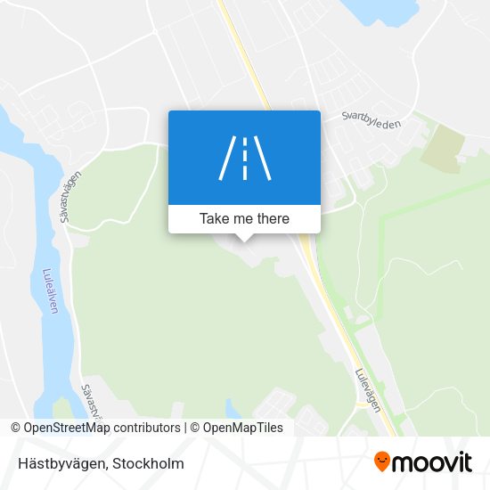 Hästbyvägen map