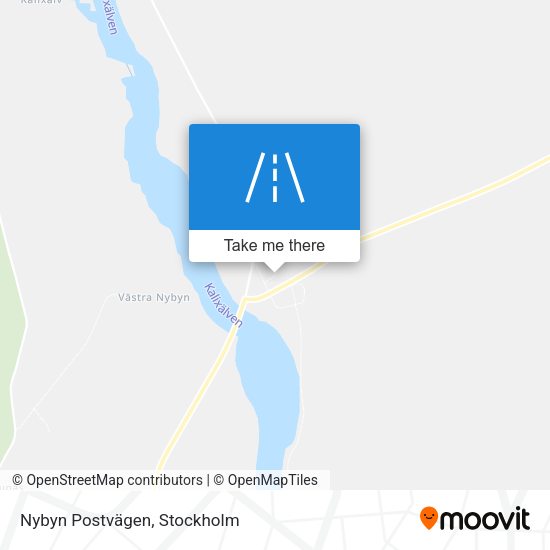 Nybyn Postvägen map