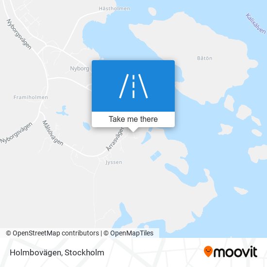 Holmbovägen map