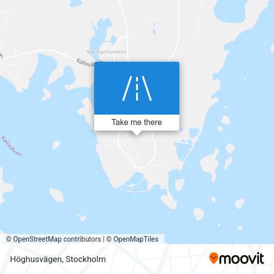 Höghusvägen map