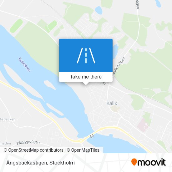 Ängsbackastigen map