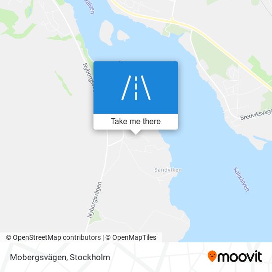 Mobergsvägen map