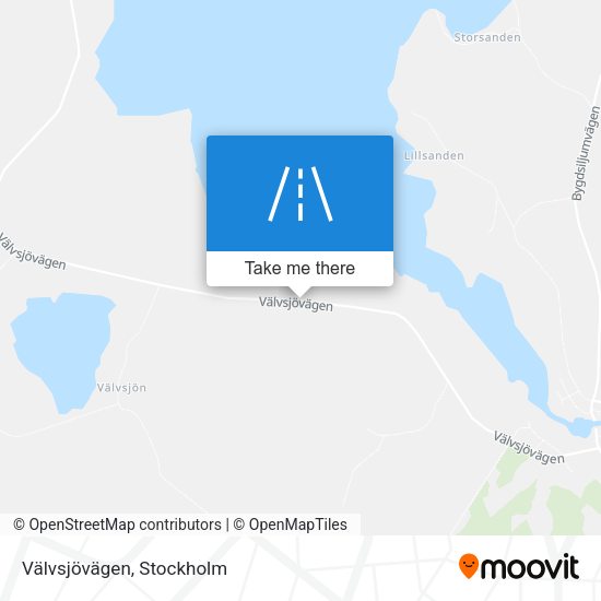 Välvsjövägen map