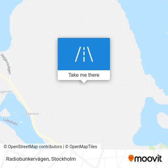 Radiobunkervägen map