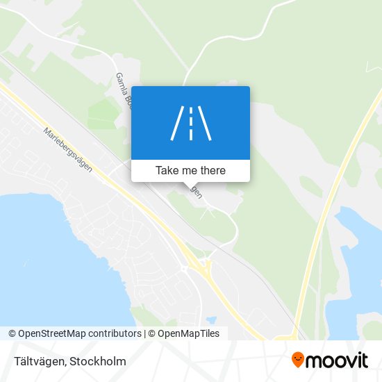 Tältvägen map