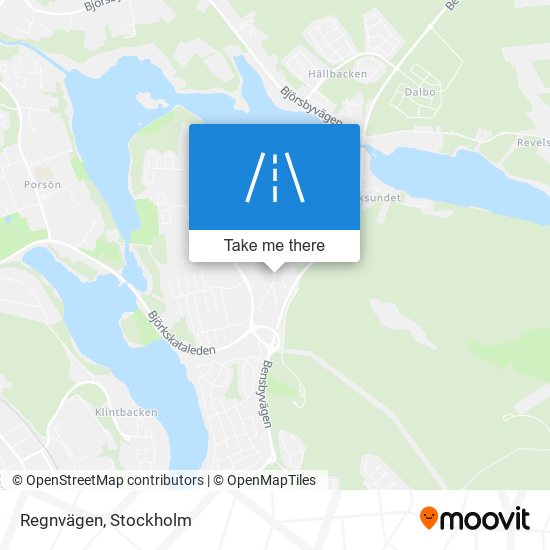 Regnvägen map