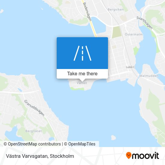 Västra Varvsgatan map
