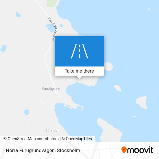 Norra Furugrundvägen map