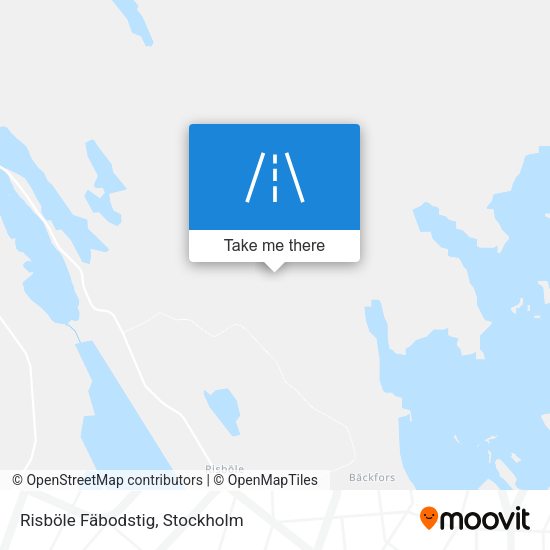 Risböle Fäbodstig map