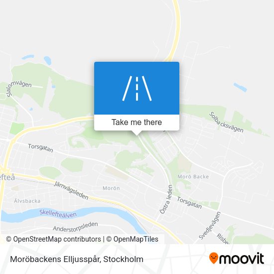 Moröbackens Elljusspår map