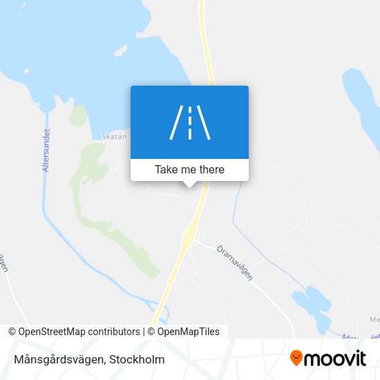 Månsgårdsvägen map