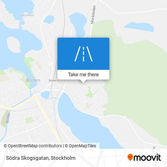 Södra Skogsgatan map