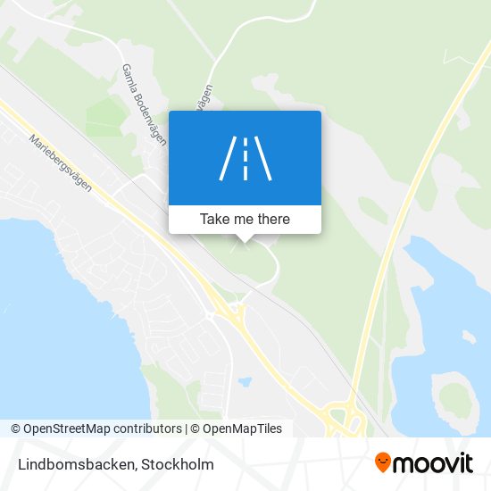 Lindbomsbacken map