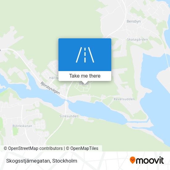 Skogsstjärnegatan map
