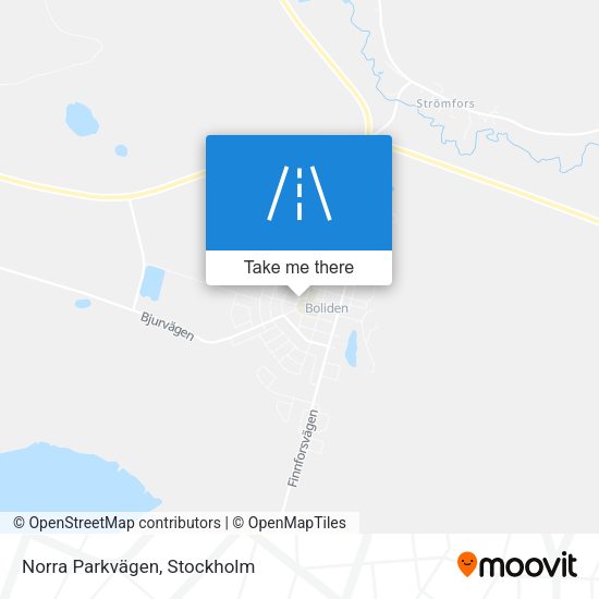 Norra Parkvägen map
