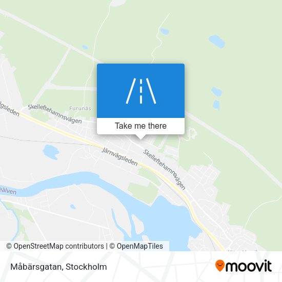 Måbärsgatan map