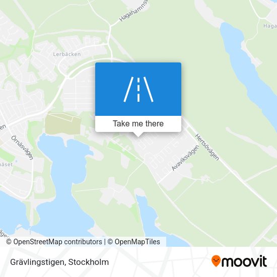 Grävlingstigen map