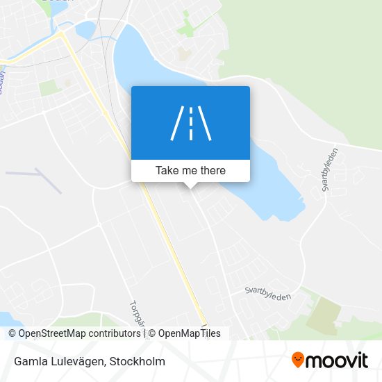 Gamla Lulevägen map
