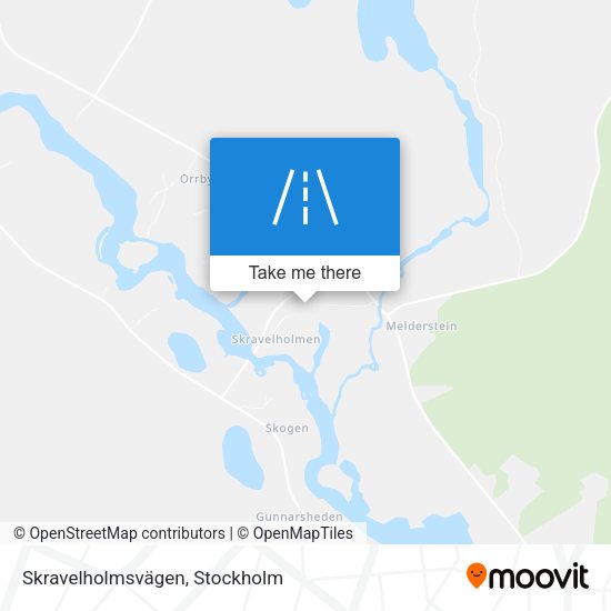 Skravelholmsvägen map