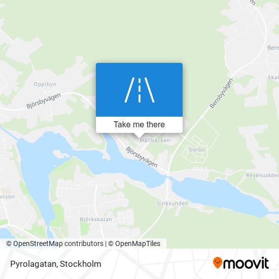 Pyrolagatan map