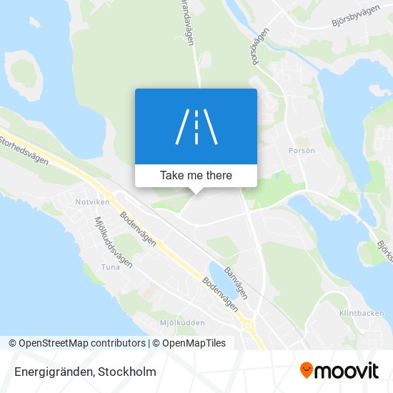 Energigränden map