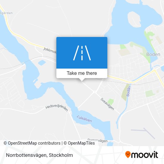 Norrbottensvägen map
