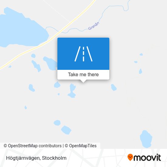 Högtjärnvägen map