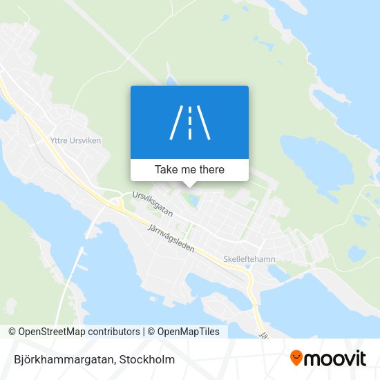 Björkhammargatan map
