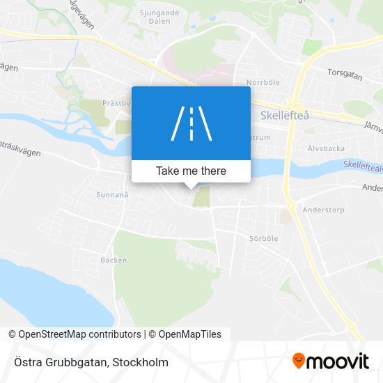 Östra Grubbgatan map