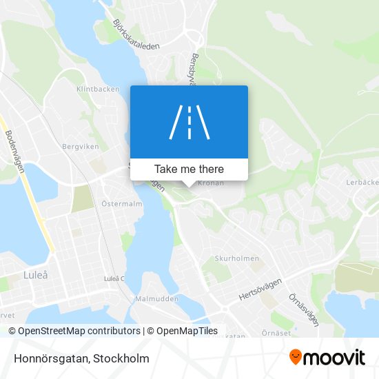 Honnörsgatan map